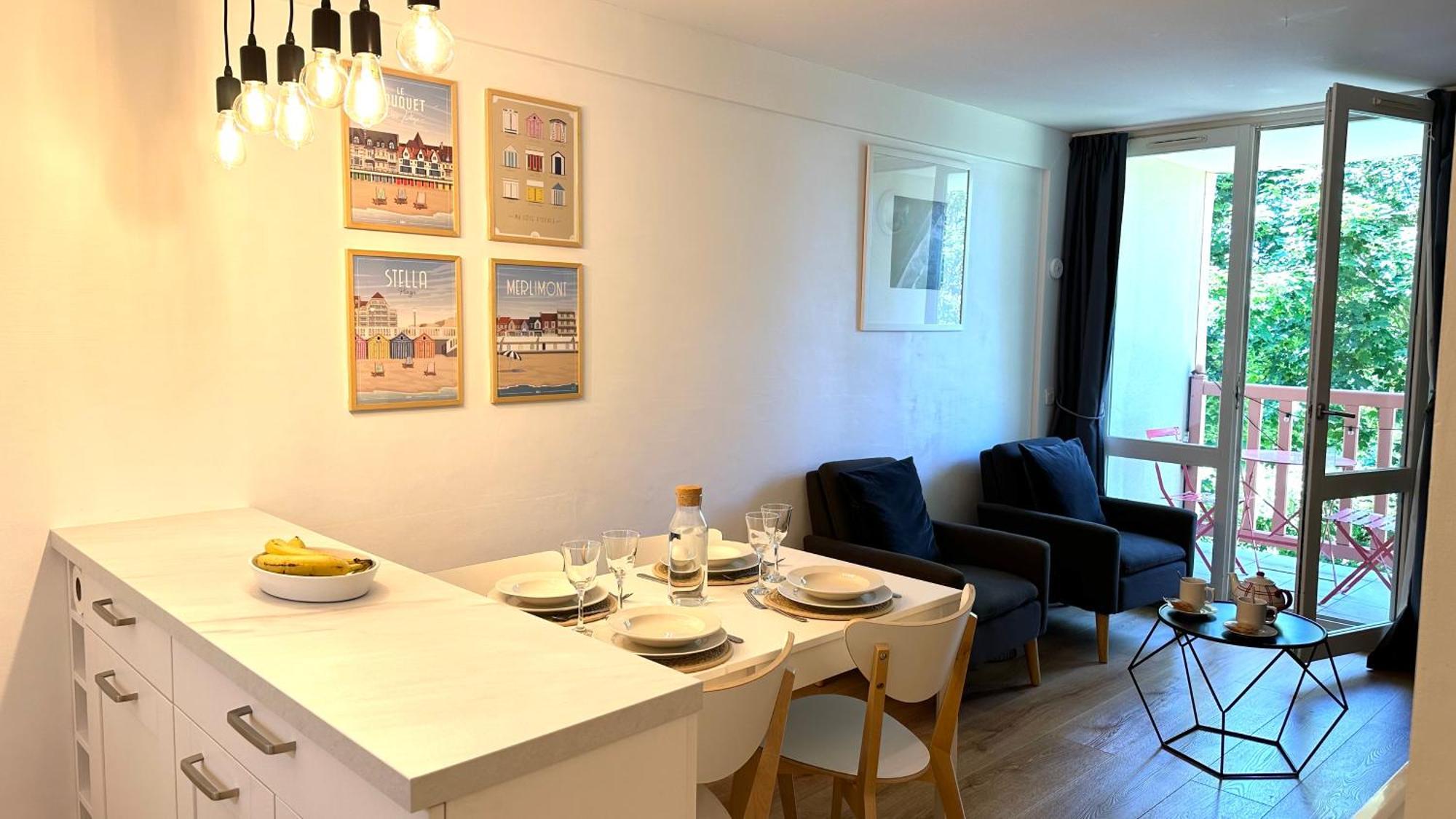 Apartmán Appt 4 Pers-2 Chb-2 Sdb-Piscine-Linge Inclus-Literies Faites A L'Arrivee Inclus-Parking Le Touquet Exteriér fotografie
